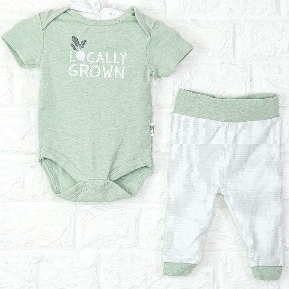 Emily & Oliver Other - NEW Organic Locally Grown 2 Piece Set, 3-6 Months